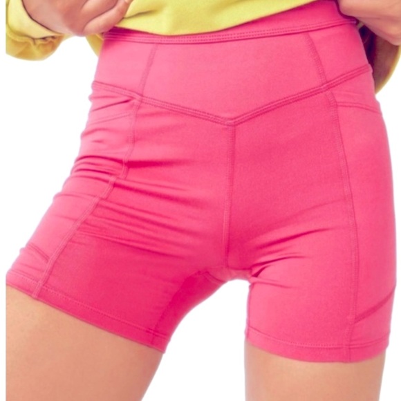 Free People Movement Odessa Athletic Short in Wild Raspberry Large New with Tag - Picture 11 of 14